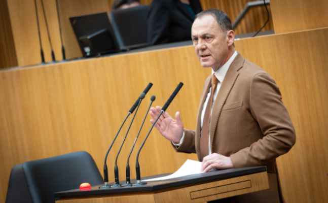 FPÖ-Konsumentenschutzsprecher Peter Wurm im Parlament.