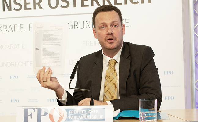 FPÖ-Gesundheitssprecher Gerhard Kaniak. 