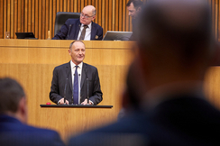 FPÖ-Energiesprecher Axel Kassegger im Hohen Haus.