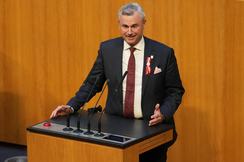 Der scheidende Dritte Nationalratspräsident Norbert Hofer im Parlament.