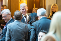 FPÖ-Nationalratsabgeordneter Maximilian Linder im Parlament.