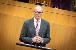 FPÖ-Justizsprecher Harald Stefan im Parlament.