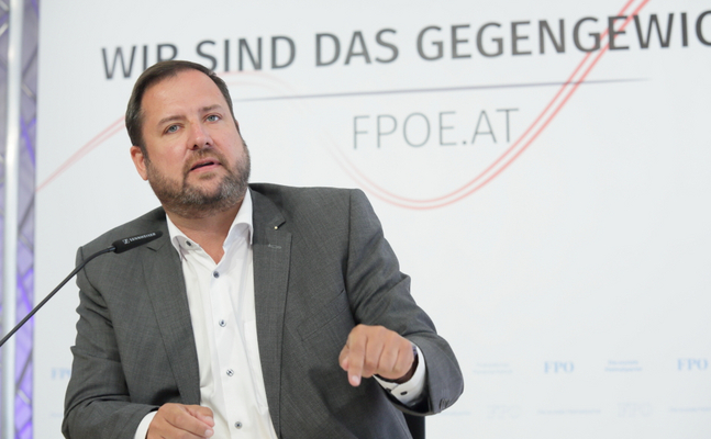 FPÖ-U-Ausschuss-Fraktionsführer Christian Hafenecker.