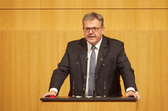 FPÖ-Technologiesprecher Gerhard Deimek im Parlament.