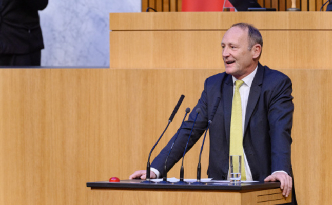 FPÖ-Energiesprecher Axel Kassegger im Hohen Haus.