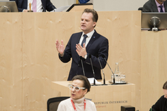 FPÖ-Umweltsprecher Walter Rauch im Nationalrat.