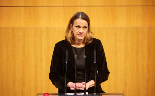 FPÖ-Sozialsprecherin Dagmar Belakowitsch im Parlament.