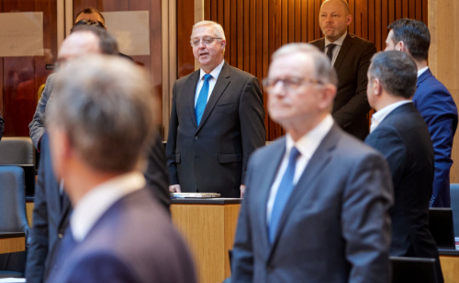 FPÖ-Parlamentarier Werner Herbert im Hohen Haus.