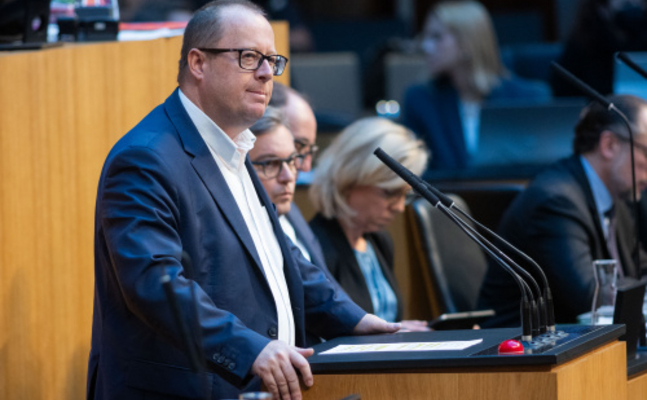 FPÖ-Budgetsprecher Hubert Fuchs im Hohen Haus.