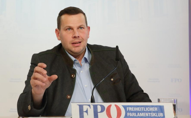 FPÖ-Agrarsprecher Peter Schmiedlechner.