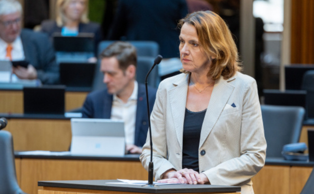 FPÖ-Sozialsprecherin Dagmar Belakowitsch im Parlament.